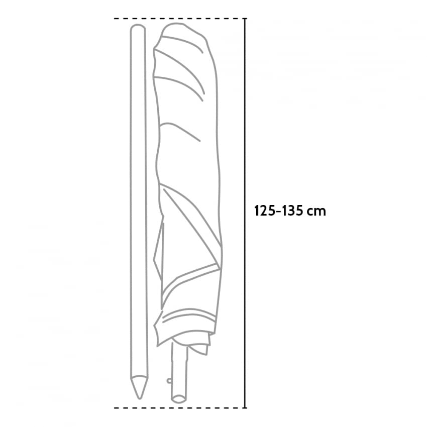 Ombrellone Mare Spiaggia 240 cm Alluminio Antivento Protezione UV Roma - Verde 2
