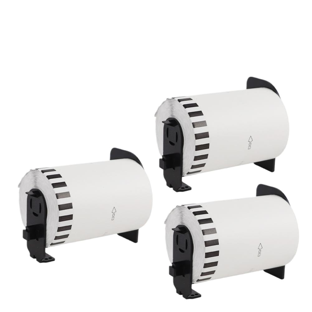 Cinta de Etiquetas Compatible con Brother DK-22243 102mm Pack de 3 Rollos(DK-22243-3 Rolls)