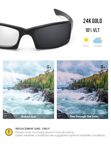 Image of BLAZERBUCK Anti-salt Replacement Lenses for Oakley Fives Squared(4+1) OO9238 - Clear to Black Photochromic With Blue Light Blocking