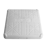 QUICKPLAY Baseball Safety Base Set | 3-Pack of Official Little League Size Bases for Kids & Adults | Durable Rubber with Secure Ground Stakes