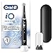 Produktbild Oral-B iO6 Elektrische Zahnbürste mit revolutionärer iO-Technologie, Geschenke für Frauen und Männer, 1 Bürstenkopf und Reisetasche, 5 Modi mit Zahnaufhellung, UK-Stecker 2-polig, schwarze Lava
