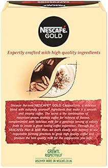 Nescafe Gold Cappuccino Pouch, 136 Gram| Powder