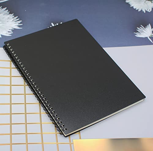 Yansanido Spiral Notebook, 8 Pcs 10.5 Inch X 7.45 Inch B5 Thick Plastic Hardcover 7Mm College Ruled 8 Color 80 Sheets -160 Pages Journals For Study, Work, Travel And Notes (B5, 8 Pcs 8 Color) #TOP7