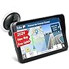 GPS Navigation for Car, Latest 2024 Map,9 inch Touch Screen Real Voice Spoken Turn-by-Turn Direction Reminding Navigation System for Cars, Vehicle GPS Satellite Navigator with(Free Lifetime Updates)