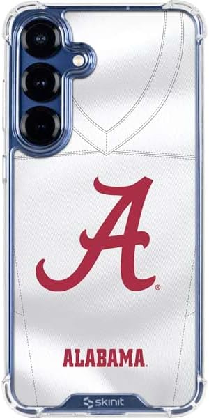 Skinit Clear Phone Case Compatible with Galaxy S25 - Officially Licensed University of Alabama Roll Tide Roll Design