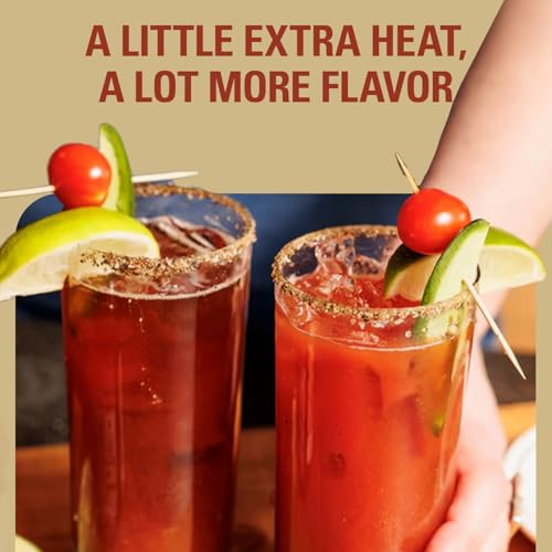 Demitri's Bloody Mary Seasoning Chilies & Peppers - Spicy Bloody Mary Mix - Concentrated Mixer - Bold Rich Flavor - Perfect for Home Brunch Parties & Cocktails - 8oz Bottle (Pack of 1)