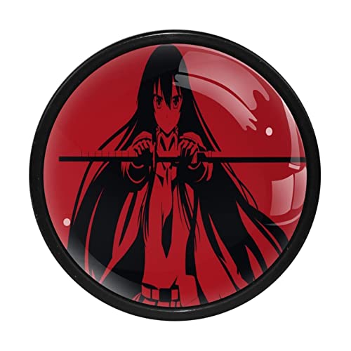4 Poignées De Tiroir. Épée De Anime Boutons De Tiroir En Verre Cristal 30 Mm Avec Vis Pour Cuisine, Commode, Placard, Salle De Bain, Armoire 3.3x2.5 cm Cover