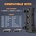 Nilight Engine Valve Cover Set for Nissan Altima S SL 2002 2003 2004 2005 2006, Base 2002-2004 2006, for Sentra S 2004, Engine Valve Cover for Sentra SER, SER Spec V 2002-2006, 2.5L (Bolts Included)