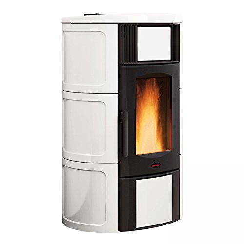 Peso netto 255 kg EXTRAFLAME TERMOSTUFA ISIDE BIANCA 20 kW