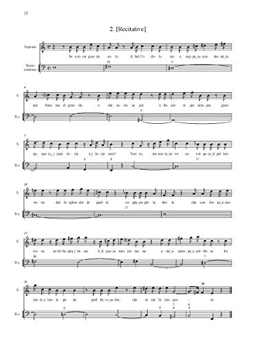 Six Chamber Cantatas (1708): Works for Soprano or Alto With Two Flutes, Bassoon, and Basso Continuo