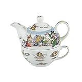 Cardew Design Alice in Wonderland Tea for One 16-Ounce Teapot and 10-Ounce Cup
