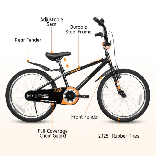 Yventix 20 Inch BMX Style Bike