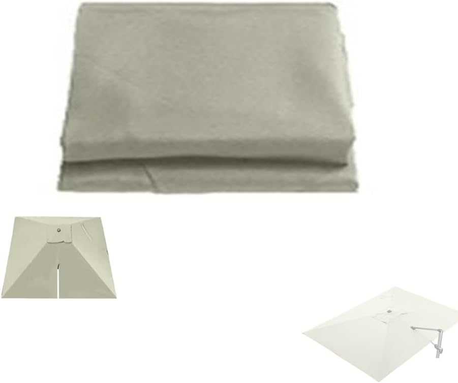 Replacement Canopy for 8'x8', 10'x10', 13'x10' Cantilever Umbrellas - Durable Garden Parasol Top Cover for Outdoor Patio Shade Solutions