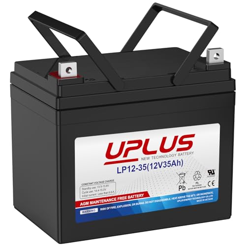 UPLUS LP12-35 12V 35Ah Deep Cycle Battery, Rechargeable AGM
