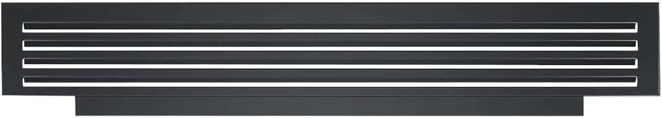Summit 28” Refrigerator Gap Filler, Decorative Refrigerator Grill, Black, Made In The USA