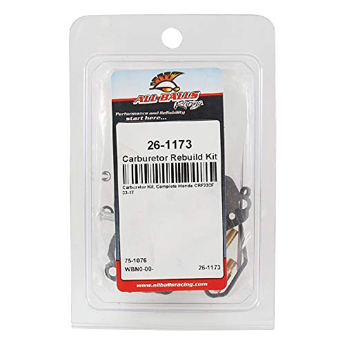 All Balls 26-1173 Carburetor Repair Kit (26-1173 Honda Crf230F 2003-2015) #TOP4