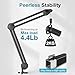 InnoGear Boom Arm Microphone Stand, Max Load 4.4 Lbs Desk Mic Arm Stand for Blue Yeti HyperX QuadCast S SoloCast Shure SM7B AT2020 Fifine AM8 Razer Seiren Mini