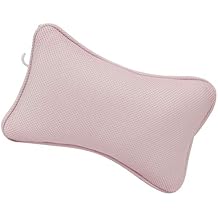 Non-Slip Bathtub Pillow with Suction Cups Neck and Shoulder Support Cushion for Tub and Hot Tub Relaxation 12.2X7.9X3 Inches