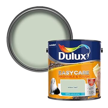 Dulux 403201 Easycare Washable & Tough Matt Emulsion Paint For Walls And Ceilings - Willow Tree 2.5L