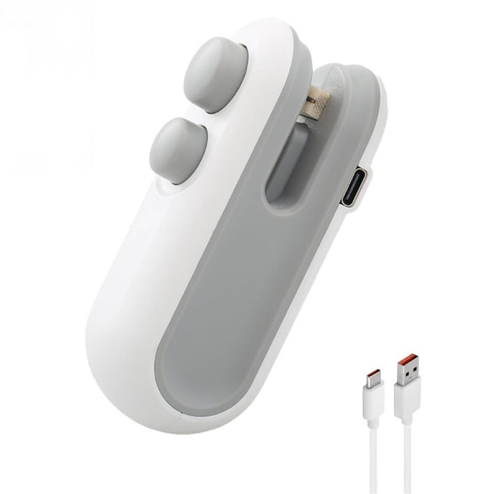 CAVALO – Be Unique Portable Mini Sealing Machine, Handheld Sealer for Vacuum Food Packets, Snacks, Chips, Fresh Storage, Plastic Bags Sealing Machine CAVALO – Be Unique Portable Mini Sealing Machine, Handheld Sealer for Vacuum Food Packets, Snacks, Chips, Fresh Storage, Plastic Bags Sealing Machine