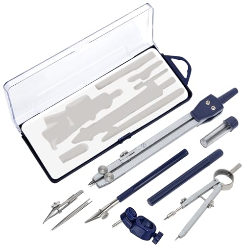 KIPTVO Scribe Tool, Compass Set, Scribing Tool, Scribing Tool for Woodworking, Woodworking Compass Scriber, Scribing Compass, Multi Function Scribing tool Kit, Accurate Circle Compass Tool for Drawing