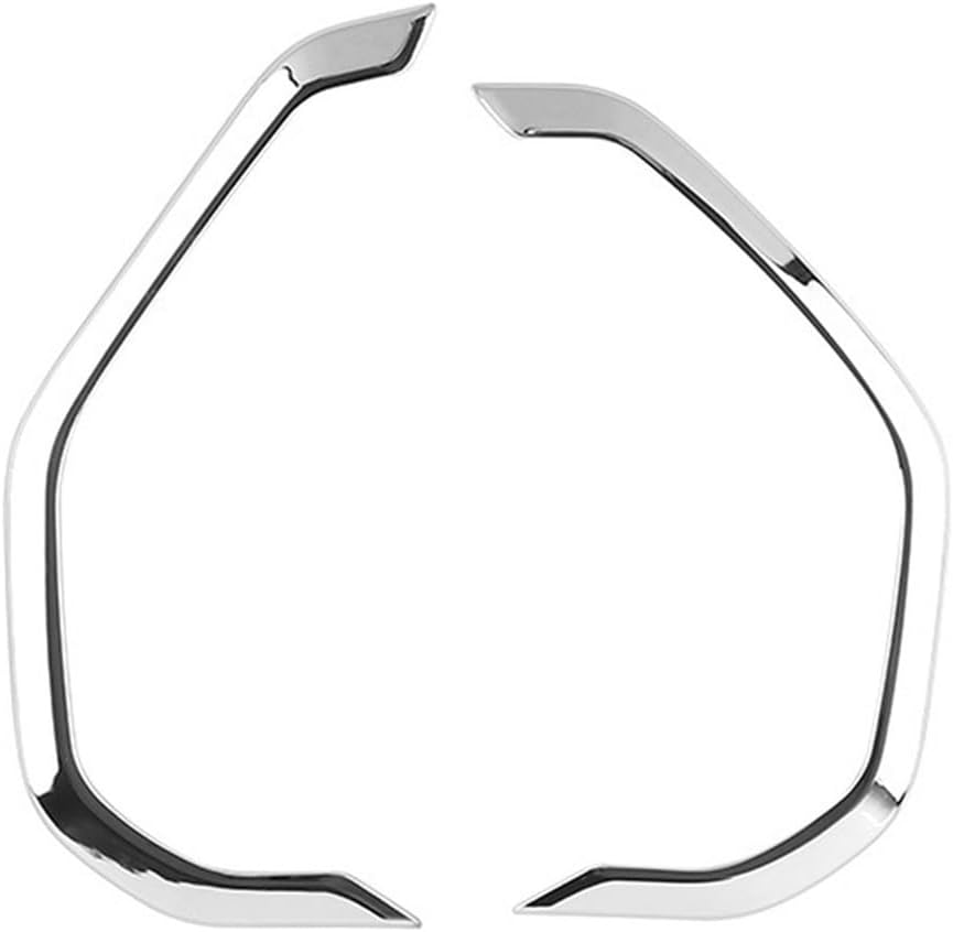 Fit for Ford Ranger 2023 2024 Chrome Exterior Side Mudguard Air Vent Hood Outlet Strip Decor Trim ABS Car Accessories 2pcs
