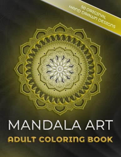 Mandala coloring book for adults relaxation and stress relief: 50 amazing patterns
