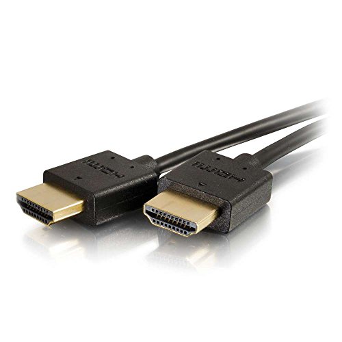 C2G HDMI Cable, 4K, High Speed HDMI Cable, 60Hz, 2 Feet (0.60 Meters), Black, Cables to Go 41362