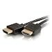 Produktbild C2G 0,6 m Plus-Serie, schlankes, flexibles Standard-HDMI®-Kabel mit flachen Steckern  4K 60 Hz