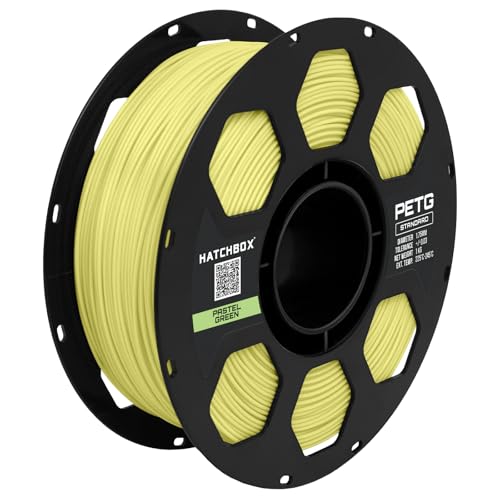 HATCHBOX PETG 3D Printer Filament, Dimensional Accuracy +/- 0.03 mm, 1 kg Spool, 1.75 mm