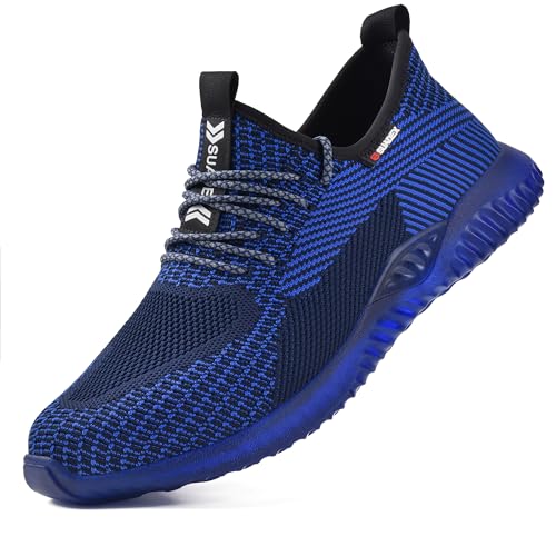 Image of SUADEX Steel Toe Shoes for Men Women Indestructible Steel Toe Sneakers Lightweight Work Safety Shoes Puncture Proof Composite Toe