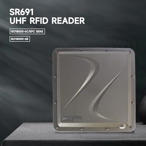Yanzeo SR691 Leitor UHF RFID 9 m de longa distância ao ar livre IP67 9dbi Antena USB RS485 Wiegand26