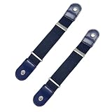 Labetue 2Pack Invisible Waist Belts with Snapping Closure Lightweight Design for Denims and Chinos Invisible Waistband Belt