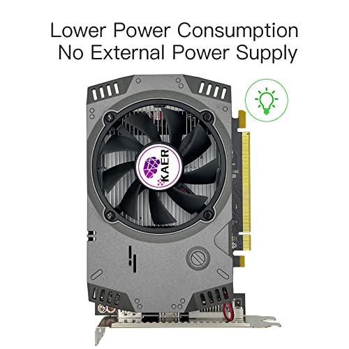 Kaer Amd Radeon Rx 550 Graphics Card 4Gb Gddr5 128 Bit Directx 12 Pci Express 3.0 X8 Dp Hdmi Dvi-D Triple Links, 4K Gaming Pc Video Cards Gpu #TOP4