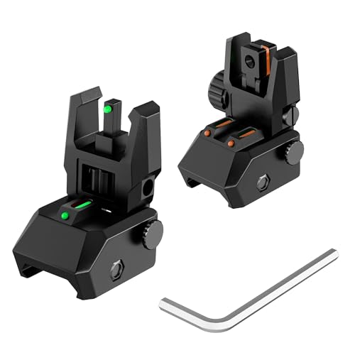 Foldable Fiber Optic Backup Sight Set