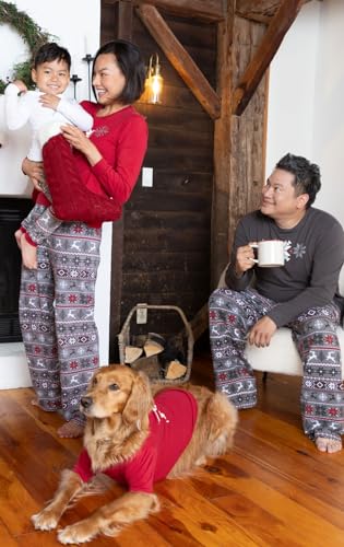 PajamaGram Christmas Pajamas For Family - Family Pajamas, Nordic Print4