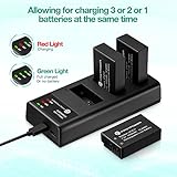 FirstPower LP-E17 Battery and Triple Slot Charger for Canon EOS R8, R10, R50, EOS RP, Rebel T8i, T7i, T6i, T6s, SL2, SL3, EOS M3, M5, M6, 77D, 200D, 750D, 760D, 800D, 8000D Camera - Image 5