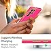 Teageo for Samsung Galaxy S22 Ultra 5G Case for Women Girl Cute Love-Heart Luxury Soft Back Cover Raised Full Camera Protection Bumper Silicone Shockproof Phone Case for Galaxy S22 Ultra, Hot Pink