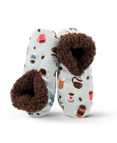 Image of Lazy One Fuzzy Slipper Socks for Women, Fleece House Slippers, Indoor Socks