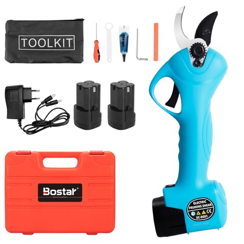 Bostar Tijera de Podar Electricas Cortador Eléctrico de Ramas...