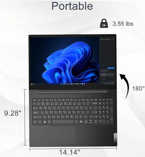 Lenovo V15 Gen 5 Business Laptop (15.6" FHD Anti-Glare, Intel 10-Core i7-240H (> i7-13700H), 32GB DDR5, 1TB SSD) for Student & Home, Numeric Keypad, Webcam w/Shutter, RJ-45, Win 11 Home w/Copilot - Image 8