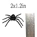 BAINFE 100PCS Plastic Spiders Halloween Realistic Plastic Spider Small Spiders Fake Spiders Prank Prop Joke Black Spiders for Halloween Party Home Decorations