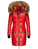 bordeaux roter steppmantel MATERIAL: Winterparka aus glänzendem, wasserabweisendem Außenmaterial in angesagter metallic Optik, sehr warm dank gestepptem Innenfutter, sehr hoher Tragekomfort