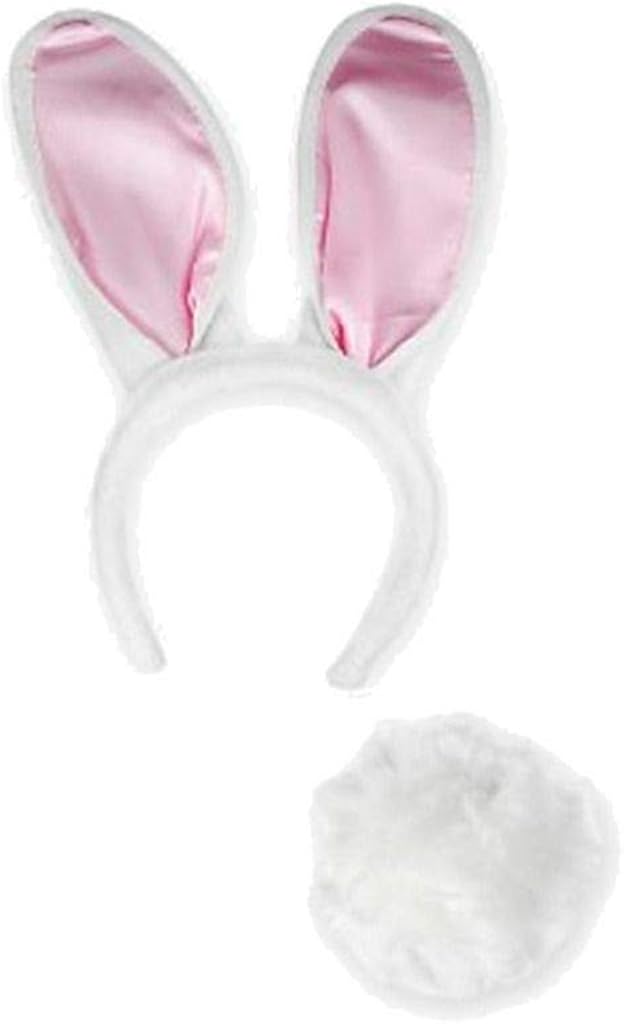 Jacobson Hat Company Women's Bunny Ears Headband with Tail