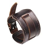 Ein starkes Armband aus Leder, um sicher zu sein, dass es sich für Valentinstag, Vatertag, Geburtstag, Weihnachten etc. eignet.