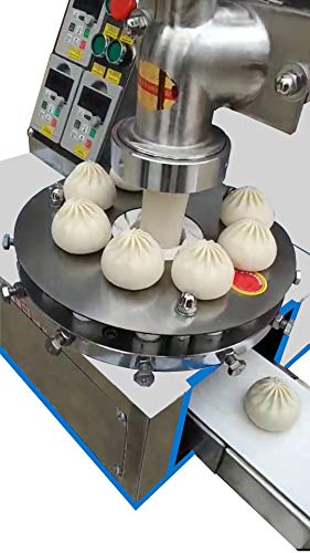 Txmachine Steamed Stuffing Bun Machine Commercial Automatic Baozi Machine 500-3200Pcs/H Empanada Maker Stainless Steel (110V/60Hz, Double Hoppers) #TOP2