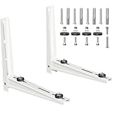 Mini Split Wall Mounting Bracket for Outdoor Condenser 7000-15000 BTU Universal Mini Split Heat Pump Systems Support Brackets Support up to 330 lbs