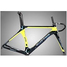700C Breaking Wind Racing Discoloration Frame EPS BB86 C Brake Bicycle Frame Quick Release F100/R130mm, with Fork Seatpost Handle Road Bike Carbon Frame