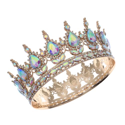 Tiara vintage dorada un regalo elegante para novias e invitadas