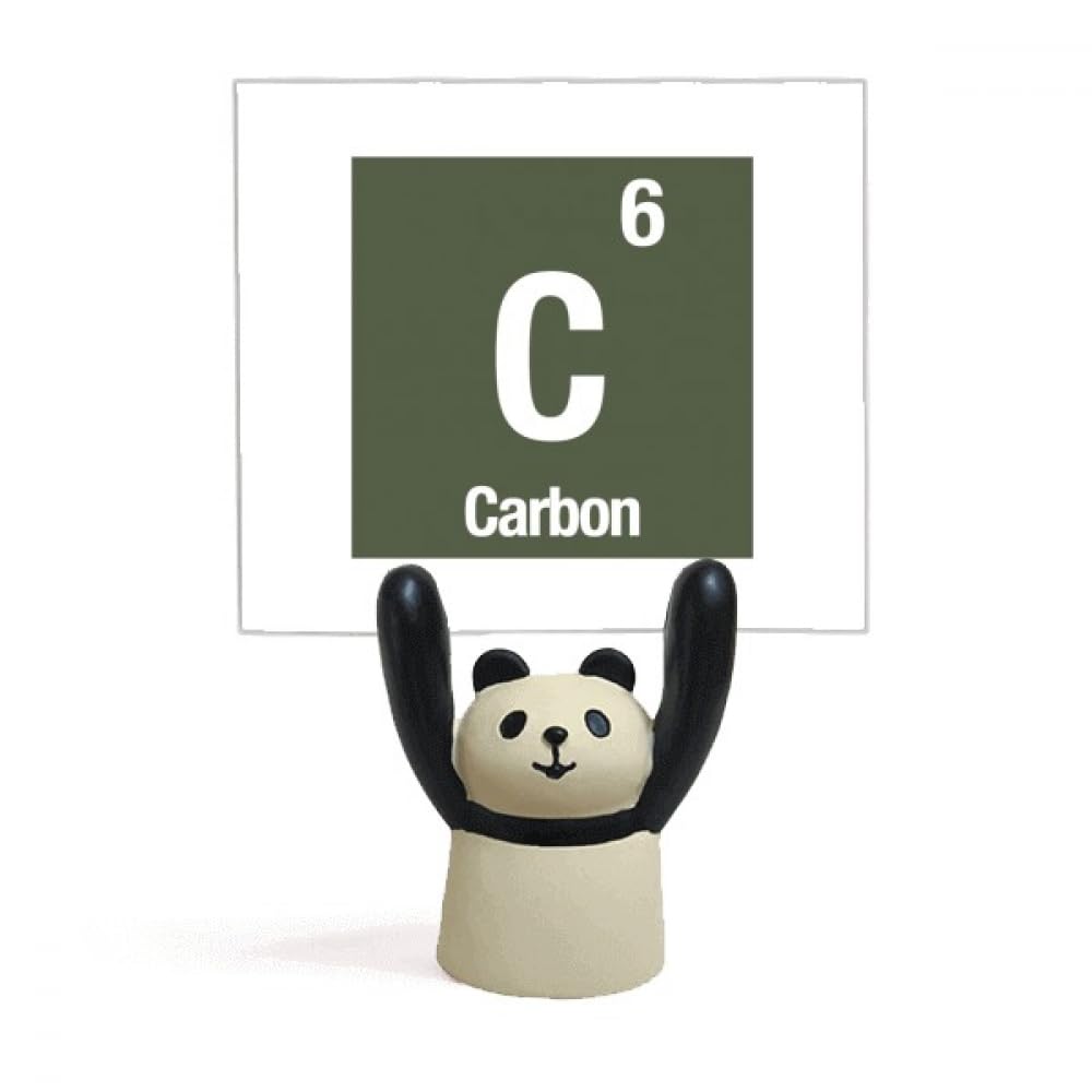 Support mémo panda en carbone cadeau original pour collègue de travail